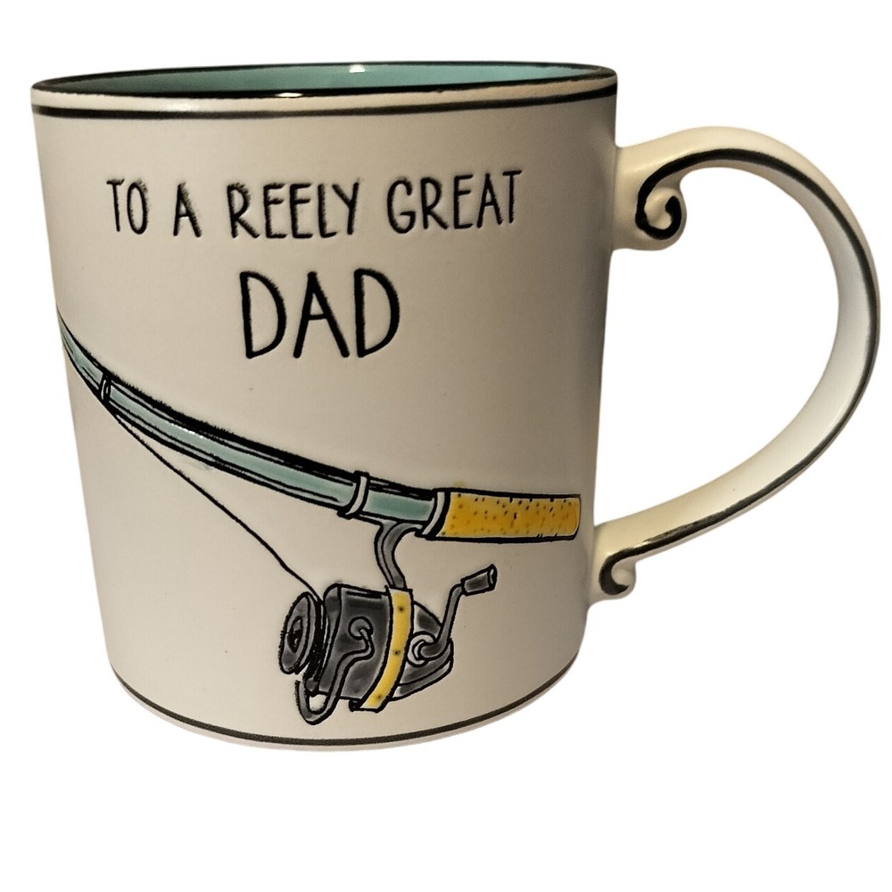 New Great Dad Fishing Rod‎ Mug Funny  Ceramic Coffee Cup 21oz